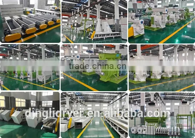 Dry biomass fuel disc pelletizer ring die granule machine