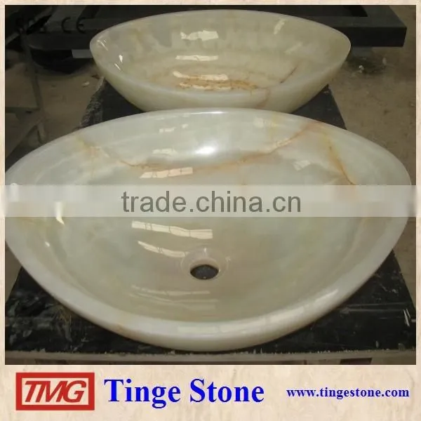 Kitchen sink and natural stone basin designs for bathroom