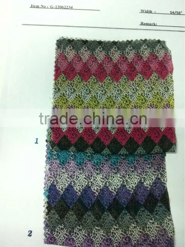 US$ 1/M up Chiffon Print Fabric Textile Stock Stocklot:G-13062234