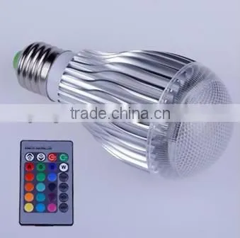 9w RGB Best selling e27 led lamp bulb
