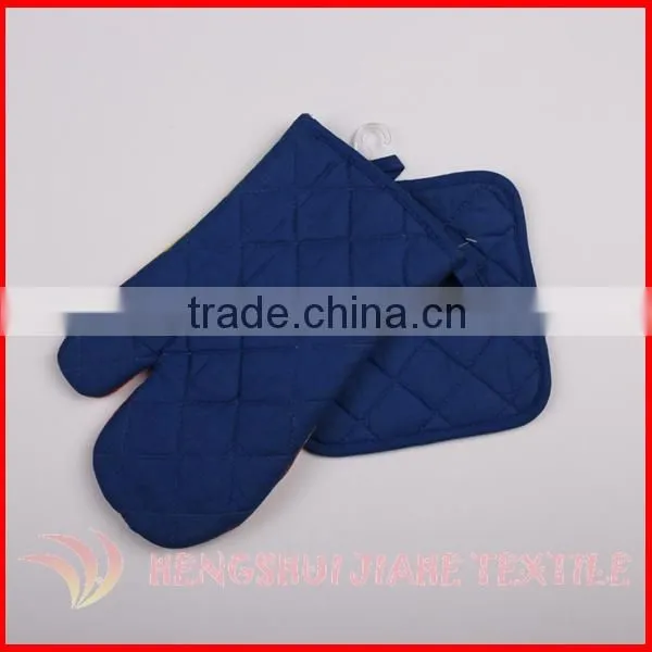 kitchen pan protectors-oven mitten 100% cotton barbecue gloves