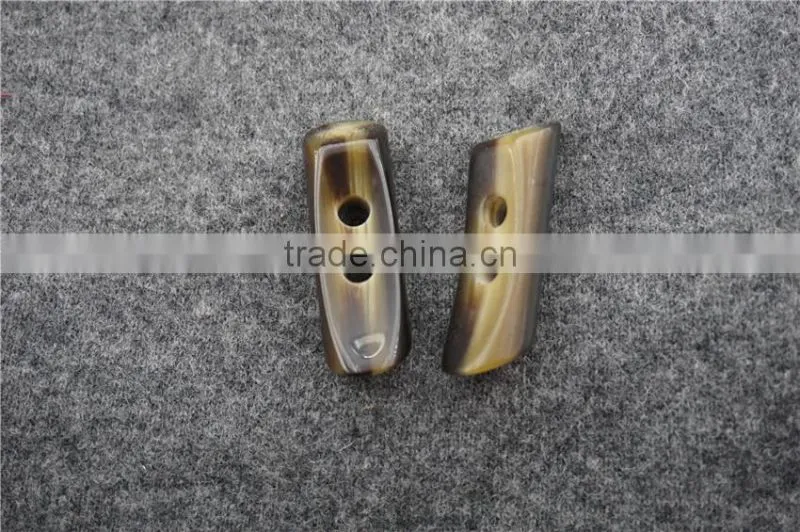 FASHION SPECIAL SHAPE RESIN TOGGLE BUTTON FOR COAT