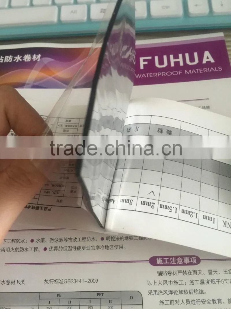 self-adhesive hot sell waterproof membrane material