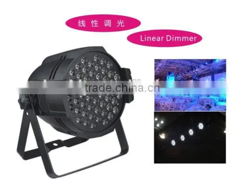 Stage Par can with Linear Dimmer 54pcs 3W RGBW LED PAR