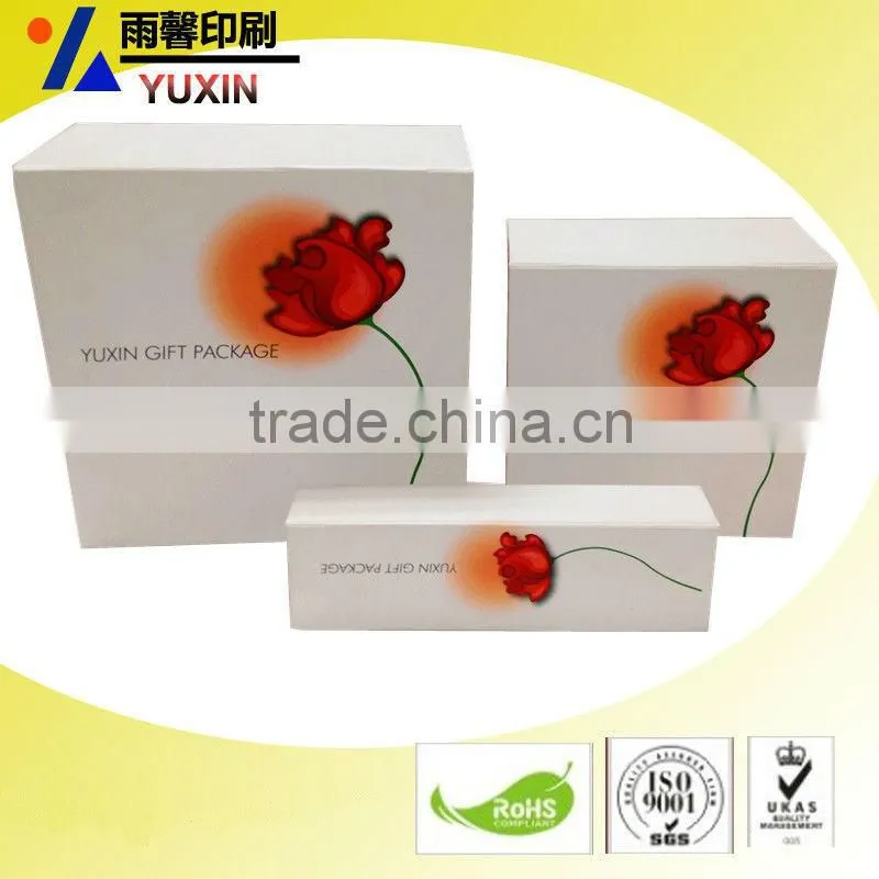 Jewellery gift packaging boxes /free sample /OEM