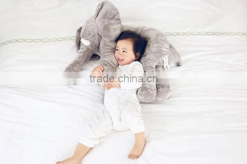 Hot Style Children's Elephant Doll/ Elephant Back Cushion Pillow WeiDang Super Soft Plush Toys Elephant Baby Pillows Waist
