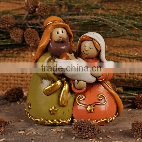Nativity figurine different kinds of handmade article