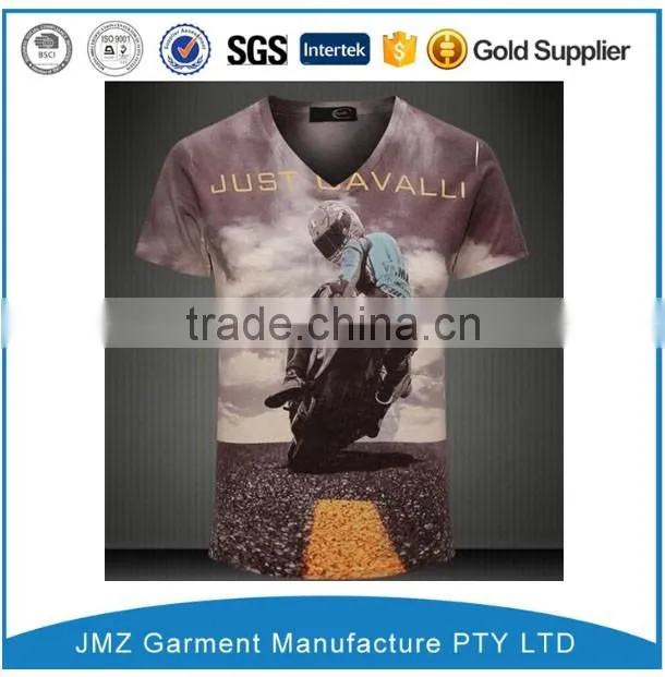heat transfer t-shirt men clothing manufacturers custom t-shirt