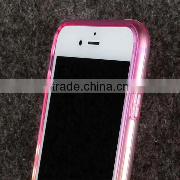 C&T Gradient Flexible Soft Gel Tpu Silicone Skin Slim Back Case Cover For LG Stylus 2