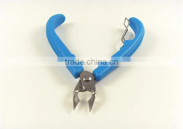 stainless steel Toe nail cuticle cutter/nipper with ABS plastic handle