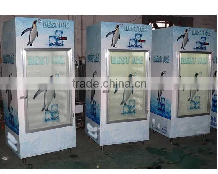 Ice merchandiser of 100 bags ice capacity