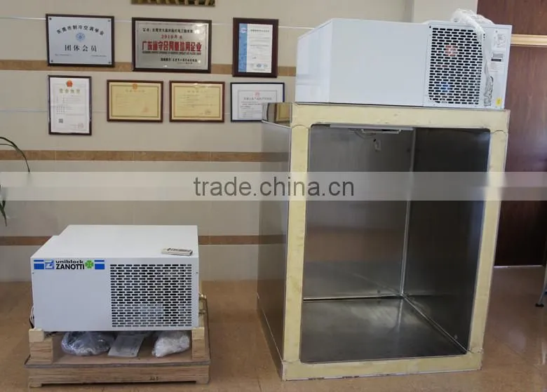 Zanotti roof mounted drop-in monoblock compressor for freezer room