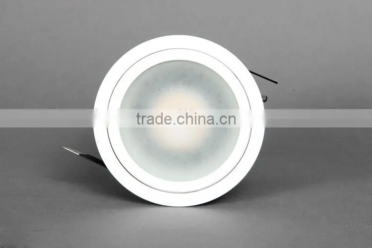 Recessed 18W COB LED downlight with anti-fog cover for bathroom