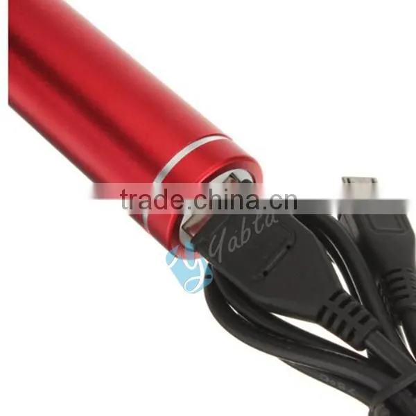 Travel Journey External Battery Charger 2600 Cylinder Lipstick PowerBank