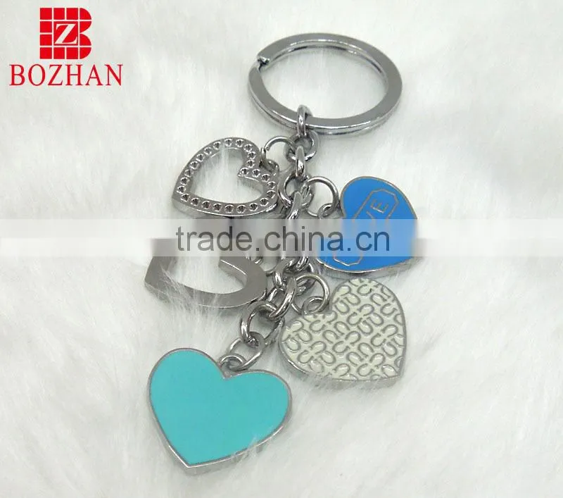 Beautiful rhinestone pendant keychain