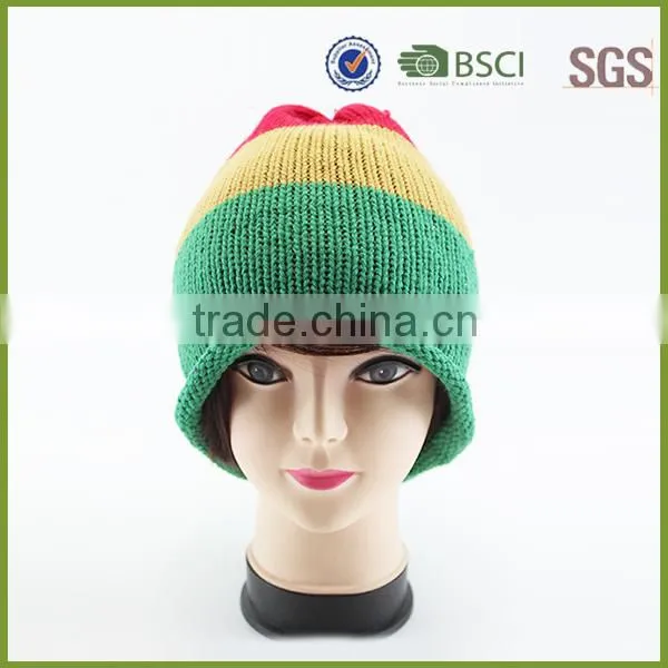 Colorful Girl Hats Blank Wholesale Knit Beanie
