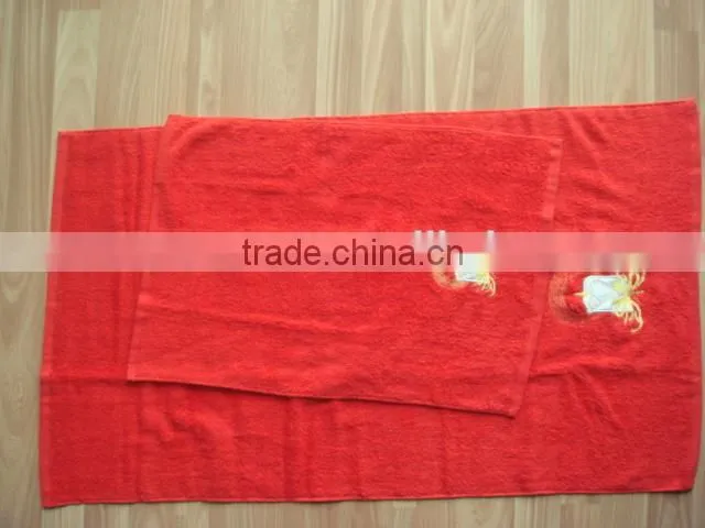 2015Newest design X'MAS gift embroidery towel set