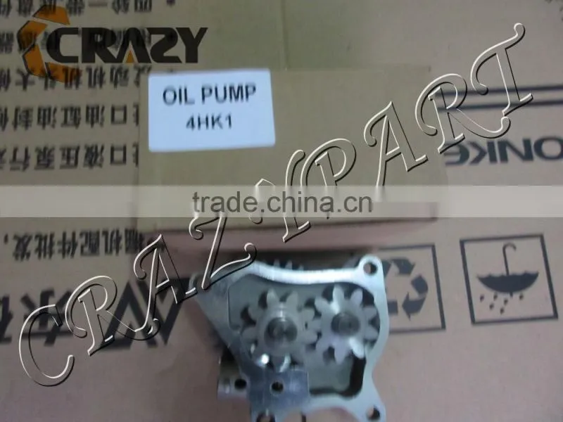 diesel engine 4HK1 engine oil pump for ZX200,excavator spare parts