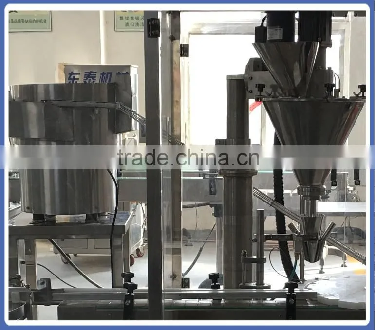 Powder Small Bottle Filling and Capping Machine