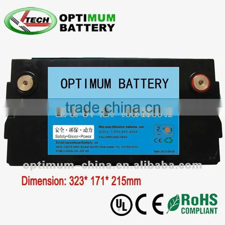 12V 100AH Battery Pack with Plastic case