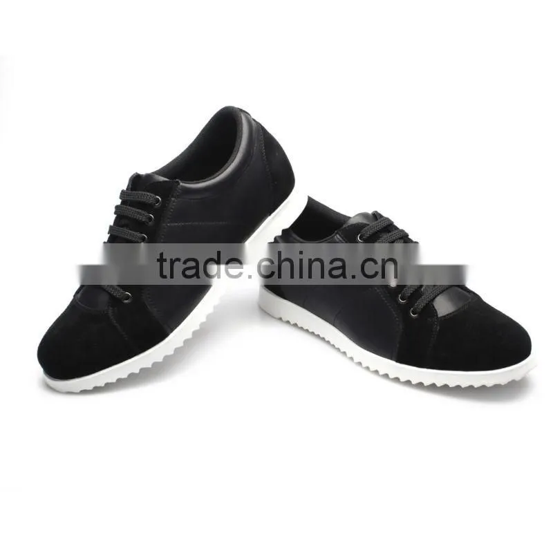 height increasing black color sneakers shoes