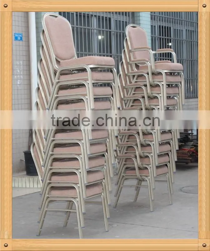 Elegant aluminum stacking hotel banquet chair YL1134