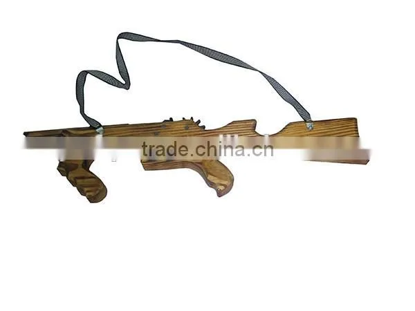 sniper toy gun for children wooden toy guns with rubber band