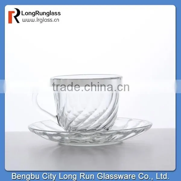LongRun 121ml high quality red tea glass cup, cafe mug,manufacter