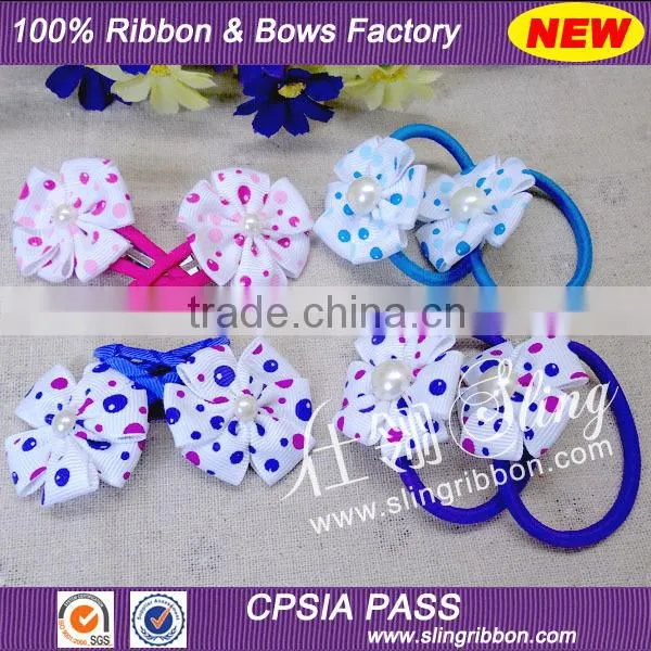 Factory High Quality Beautiful Fashion Ribbon Bows for Hair Decoration
