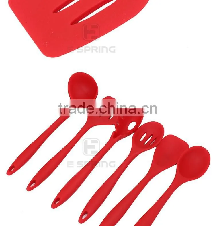 6pcs Kitchen Utensils FDA Approved Silicon Kitchenware
