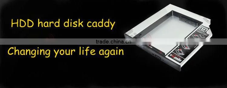 2nd SSD HDD Hard Drive Caddy with lock lack for DELL E6320 E6420 E6520 E6330 E6430 E6430s Hard Drive Caddy