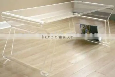 2015 handmade clear acrylic occasional tables