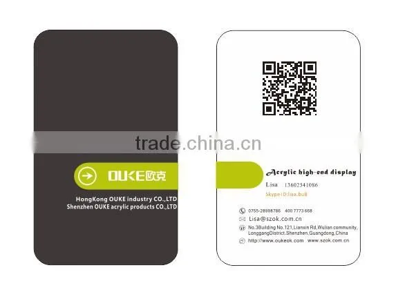 wall mounted new design acrylic sign holder