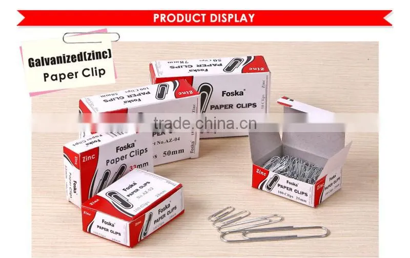 Round Zinc(galvanized) Paper Clips