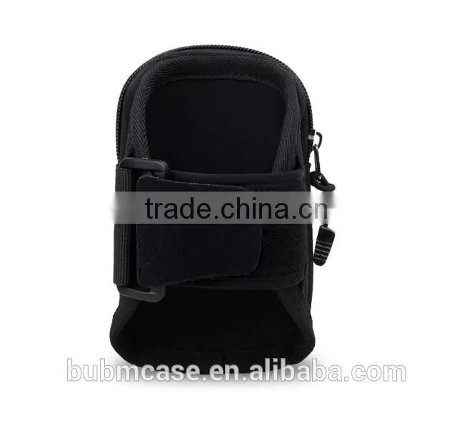 Black Running Sport Armband Recreational Runner Wrist Bag for 4.3" Gym Mobile Phone Arm Holder for Iphone 5s Galaxy S4 HTC ONE