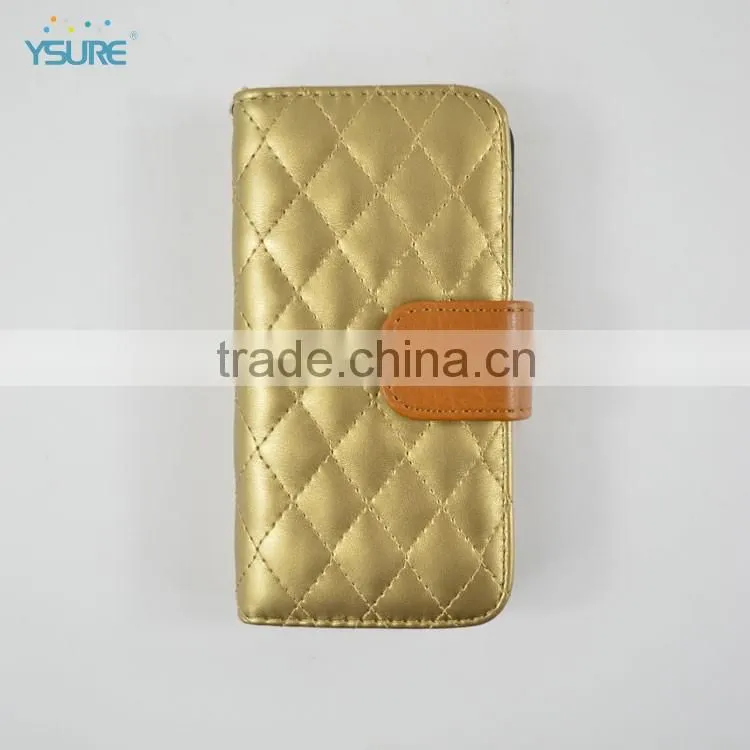 Hot style customized leather cell phone case with strap for Motorola Moto G 4G