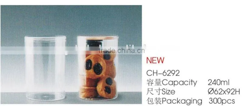 DISPOSABLE PS COOKIES BISCUIT SNACK PACKING BOX CONTAINER WITH LID ECONOMIC CH6292