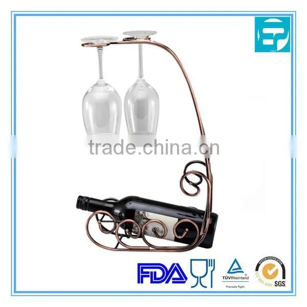 fashion funky flower metal wine rack