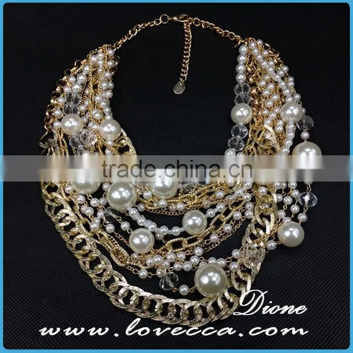 American and European Retro big stone jewelry women high quality exaggerated necklace