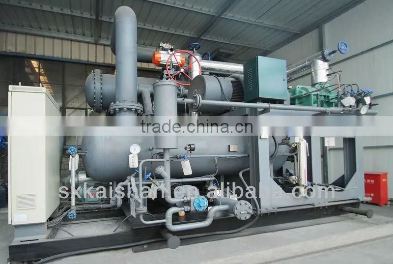 waste heat recovery twin screw expander generator for power plant