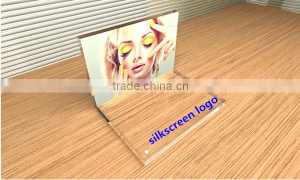 custom acrylic photo frames display stand