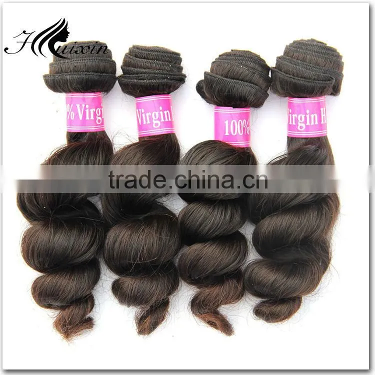 Factory Price Indian Loose Wave Hair Weaving Wholesale Real Unprocessed Virgin Indian Hair Extension