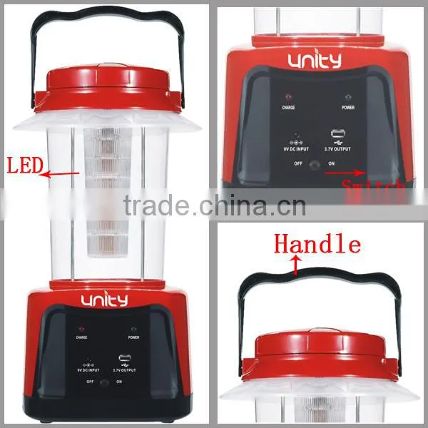 Outdoor LED Camping Lantern Mobile Phone USB Charged LED Light