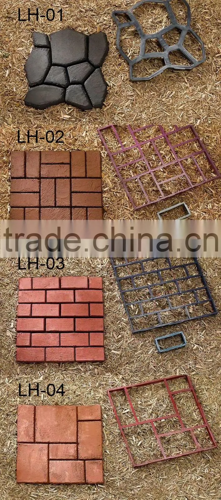 Competitive durable decorative garden concrete mold