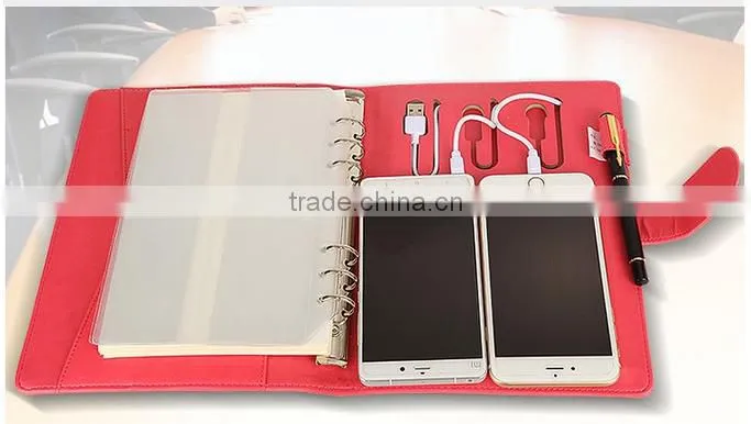2017 notebook with power bank notebook with usb