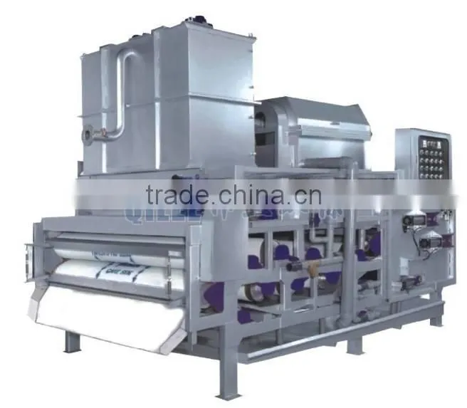 food & beverage sewage treatment equipment belt filter press machine