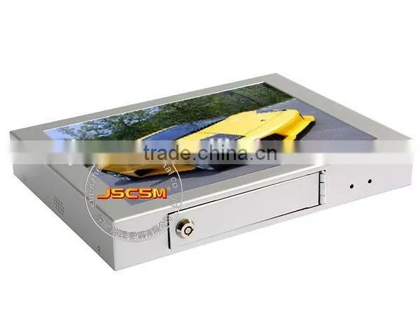Hot metal case 12.1inch shelf advertising machine support video playback motion sensor and auto copy for advertising