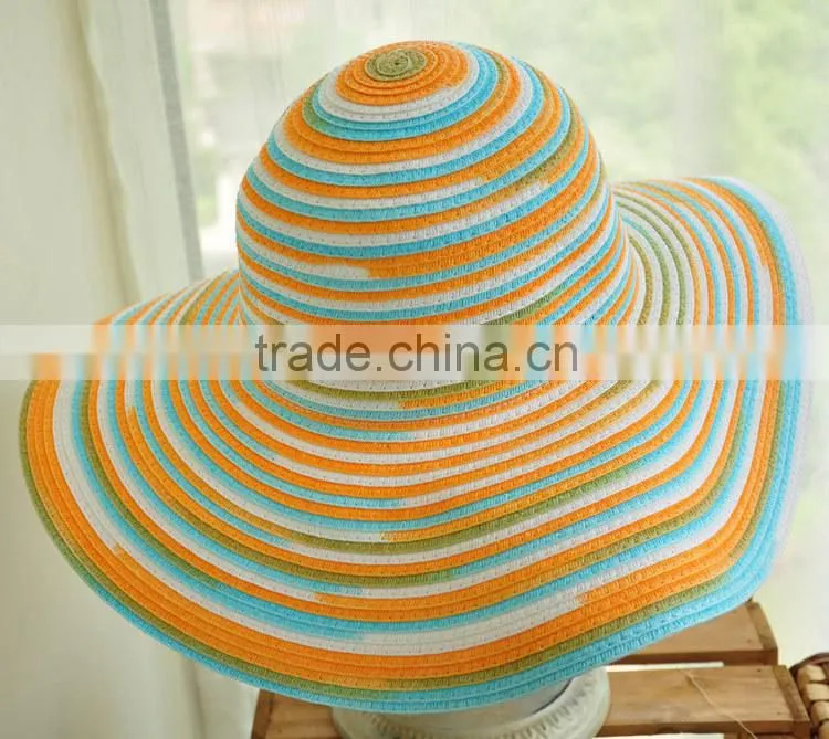 recycle 100% paper straw hat