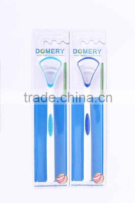 New design oral care adult toothbrush with a tongue cleaner wholesale