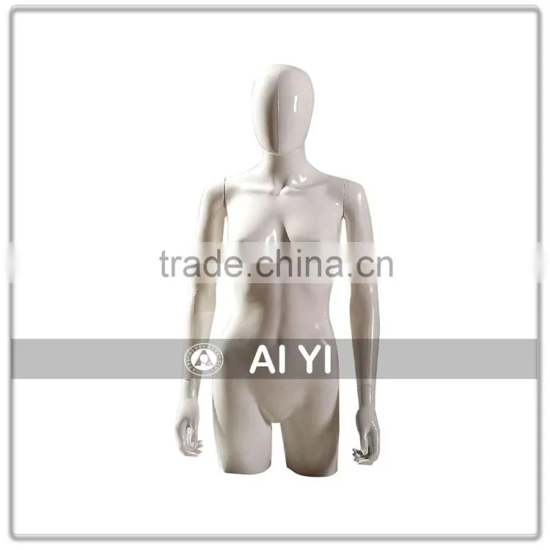 big breast window female mannequin torso